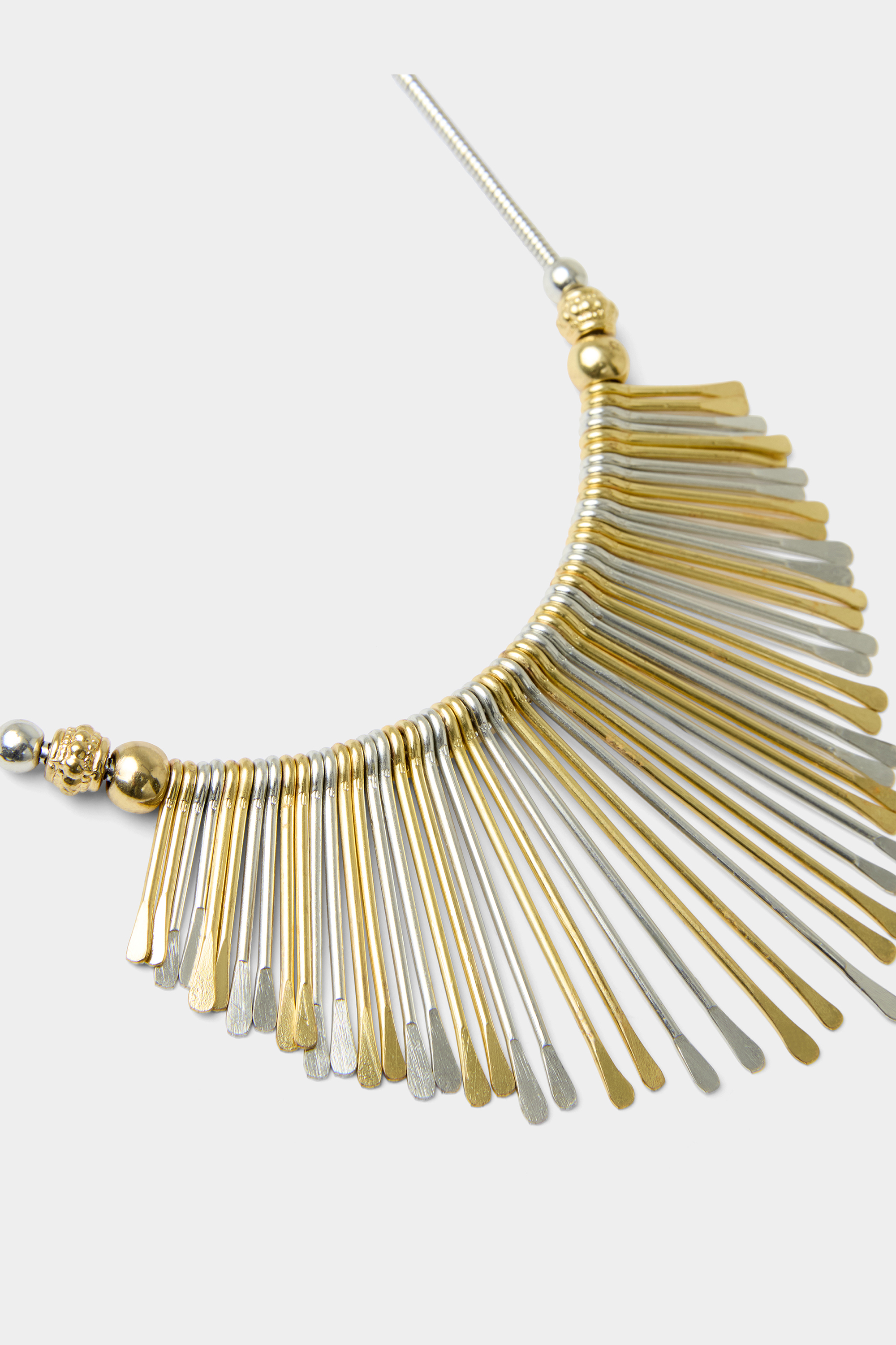 Mixed Metal Necklace Silver   Women's - Image 2